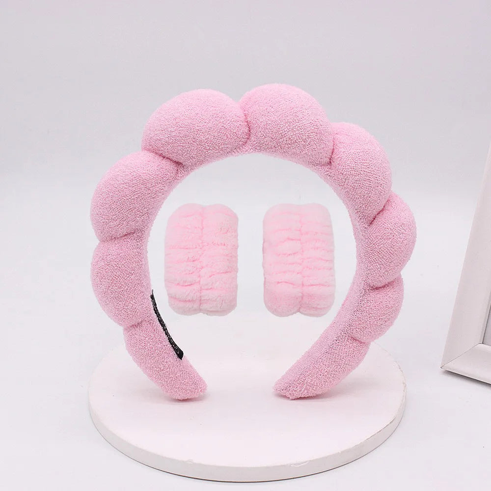 3pc Sponge Spa Headband