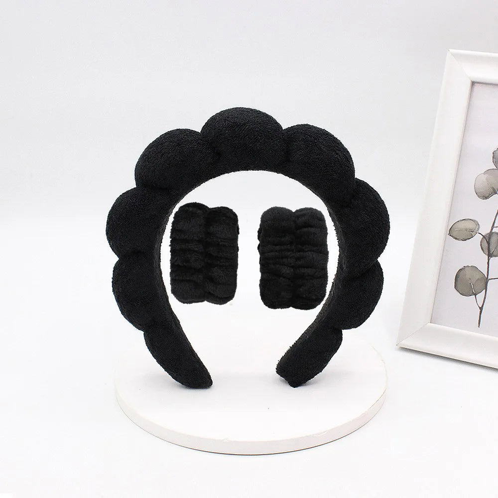 3pc Sponge Spa Headband