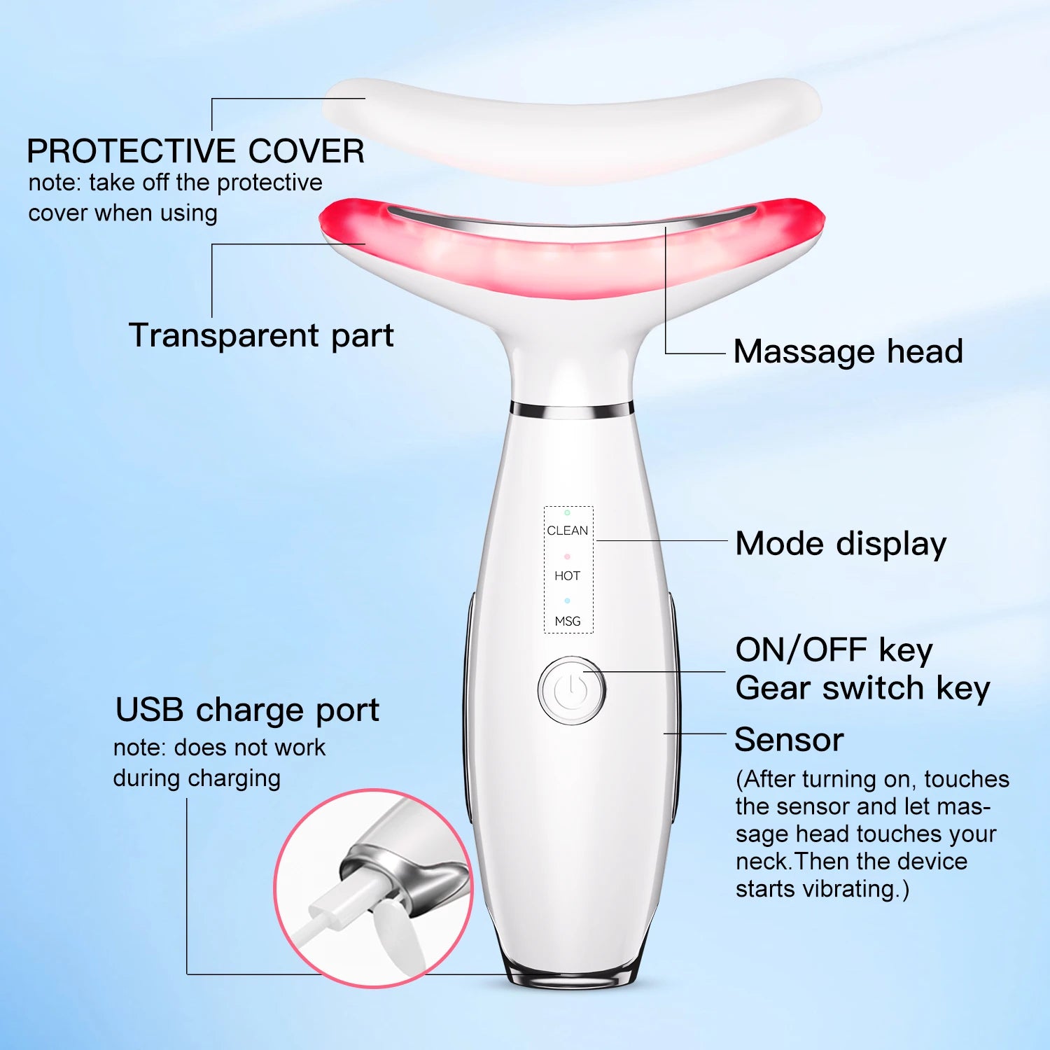 New EMS Micro-current Therapy Wand