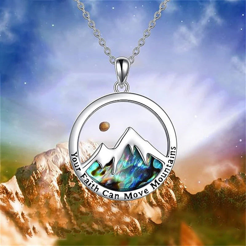 Your Faith Moves Mountains Necklace