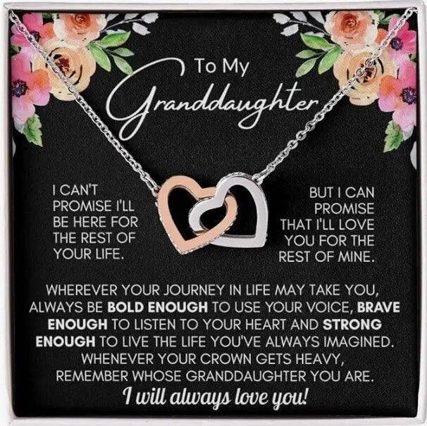 10 To My Granddaughter Necklaces