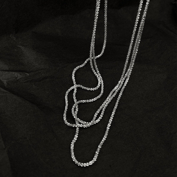 NEW Fashion Silver Gypsophila Flash Chain