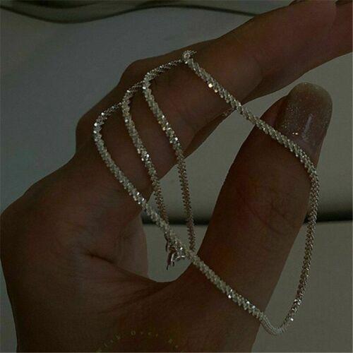 NEW Fashion Silver Gypsophila Flash Chain