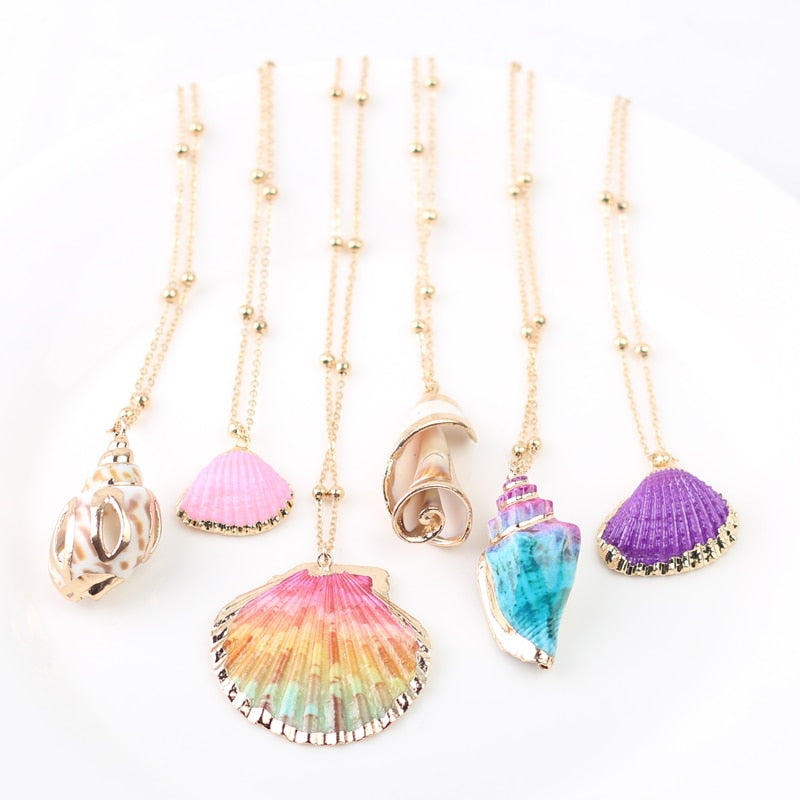 Boho Conch Shell Necklace