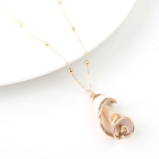 Boho Conch Shell Necklace