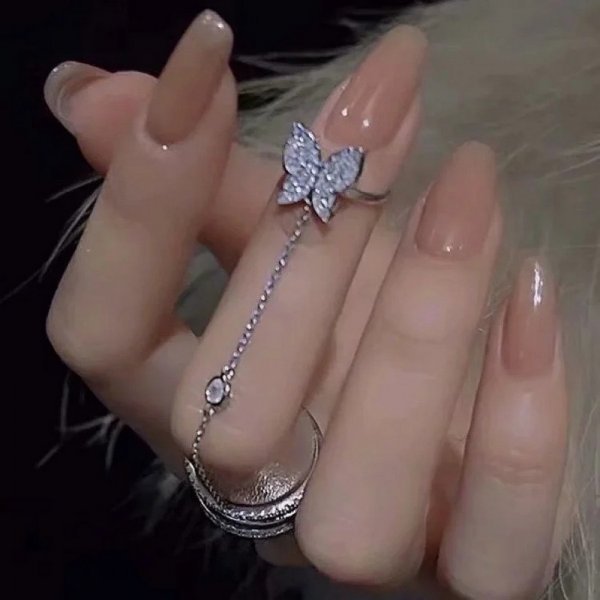 New Fashion Silver Butterfly Ring