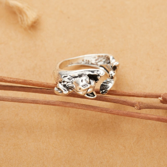 New Fashion Silver Butterfly Ring